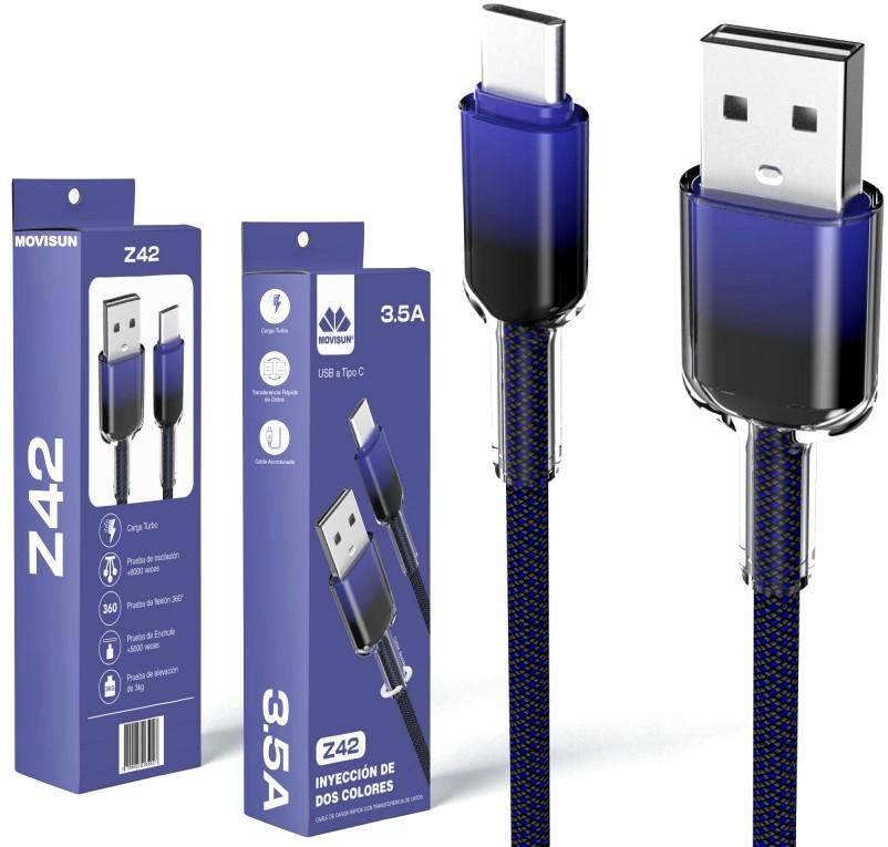 Cable USB a USB tipo C Movisun Z42