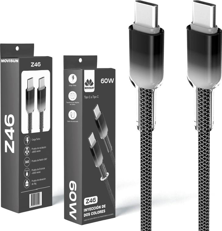 Cable USB-C a USB-C Movisun Z46