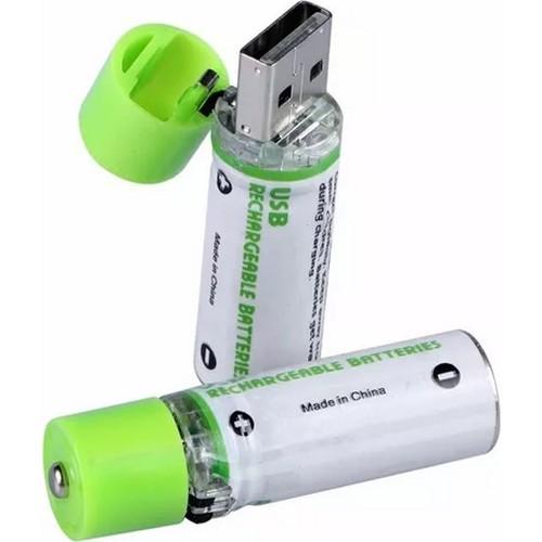 Pila AA recargable USB