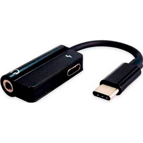 Convertidor Tipo C a audio 3.5 y carga