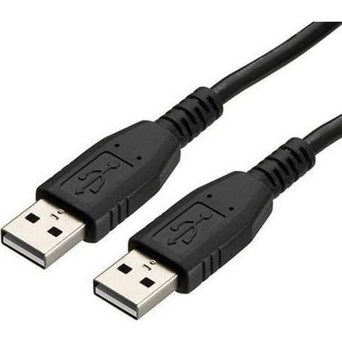 Cable usb macho macho negro 50cm