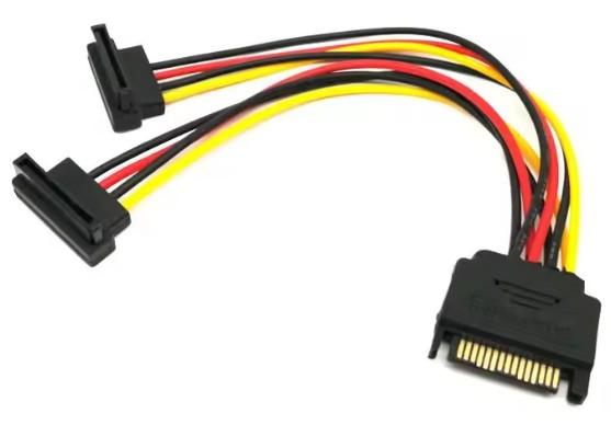 Cable sata corriente en Y