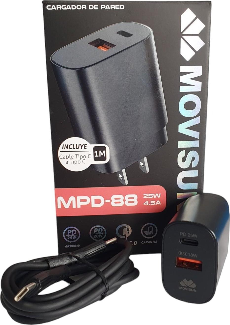 Cargador para celular movisun MPD-88 25W