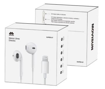 Manos libres Movisun Super X7 para Iphone