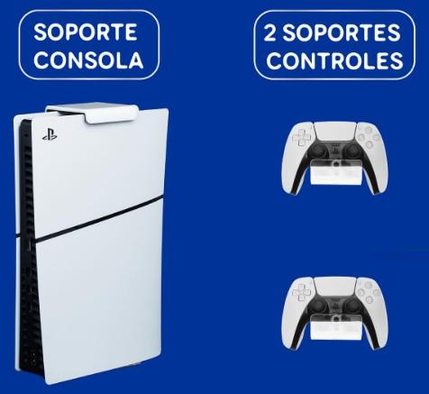 Soporte de pared para consola y controles