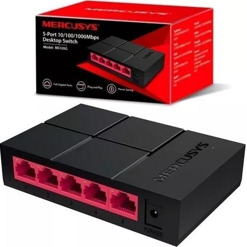 Switch Mercursys 5 Puertos Gigabit MS105G