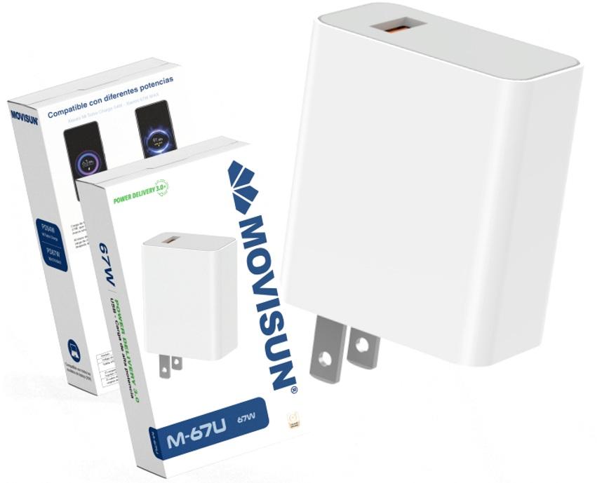 Cargador Movisun M-67U 67W