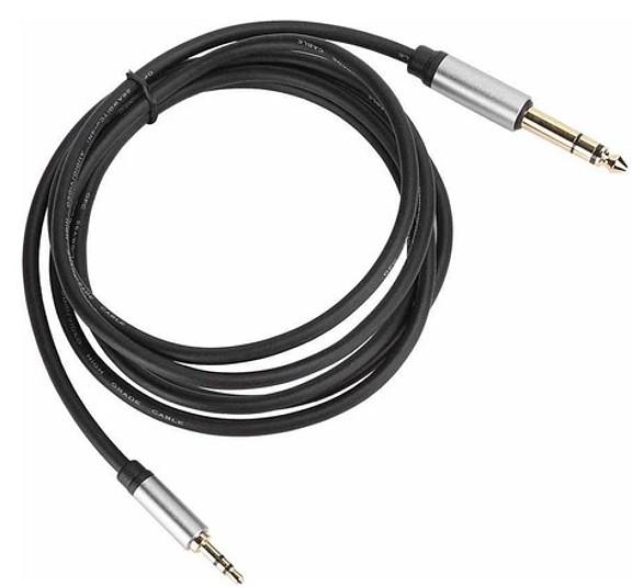 Cable audio 6.3mm a 3.5mm CBL-MIC/04 1m