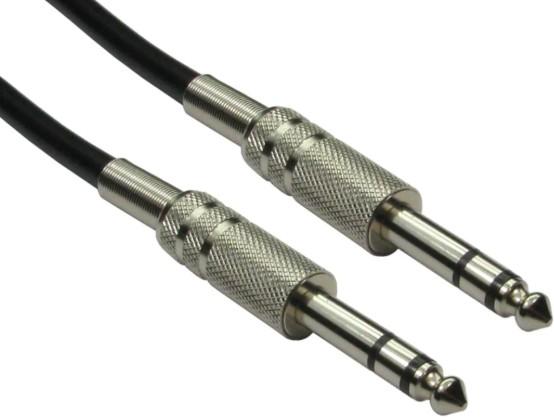 Cable audio 6.35mm a 6.35mm CBL-MIC/05 1m