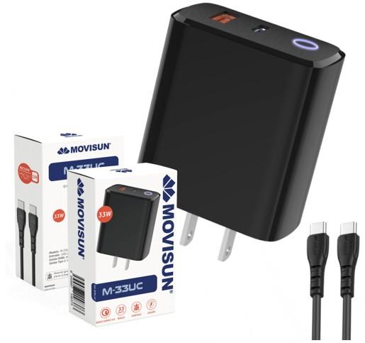 Cargador M-33UC Movisun 33w