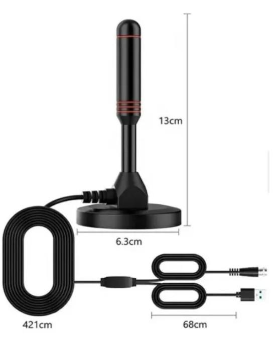 Antena TDT Digital Seisa HDTV TX-T01 Con Usb