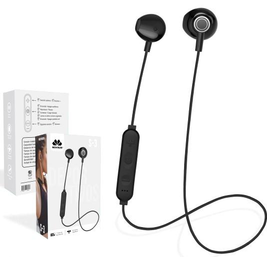 Audífonos Bluetooth Movisun S-3 Con Magnetismo