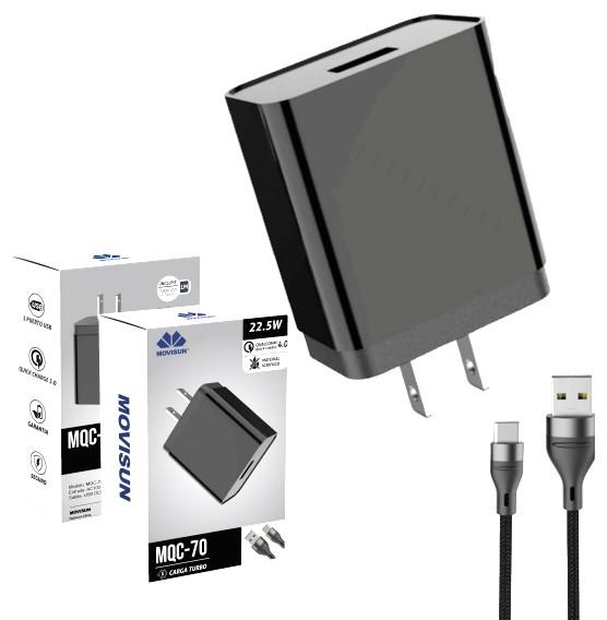 Cargador Movisun MQC-70 22.5W