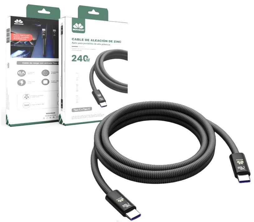 Cable Movisun tipo C ZK-240 Con aleación de Zinc