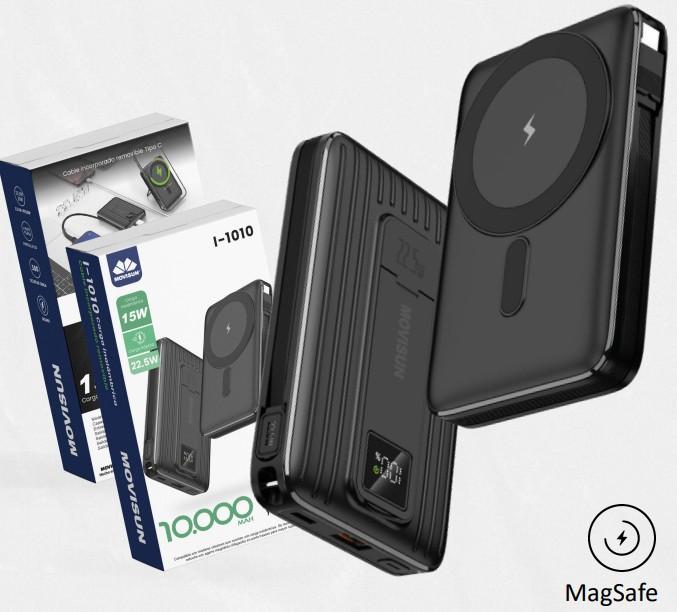 PowerBank Movisun I-1010 con carga inalambrica