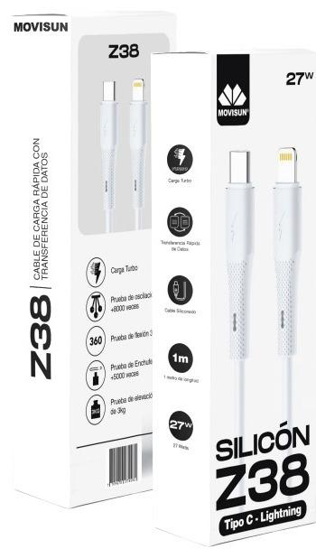 Cable USB-C a lightning Movisun Z38
