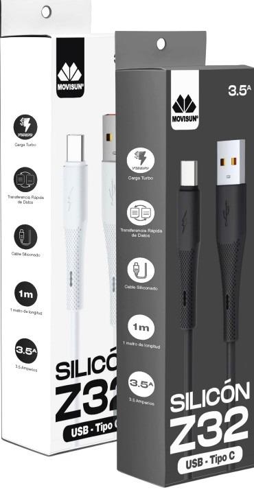 Cable USB a USB-C Movisun Z32 TC