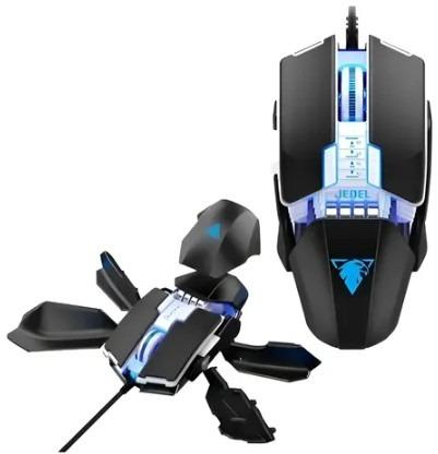 Mouse gaming Jedel GM1080 12 botones programables