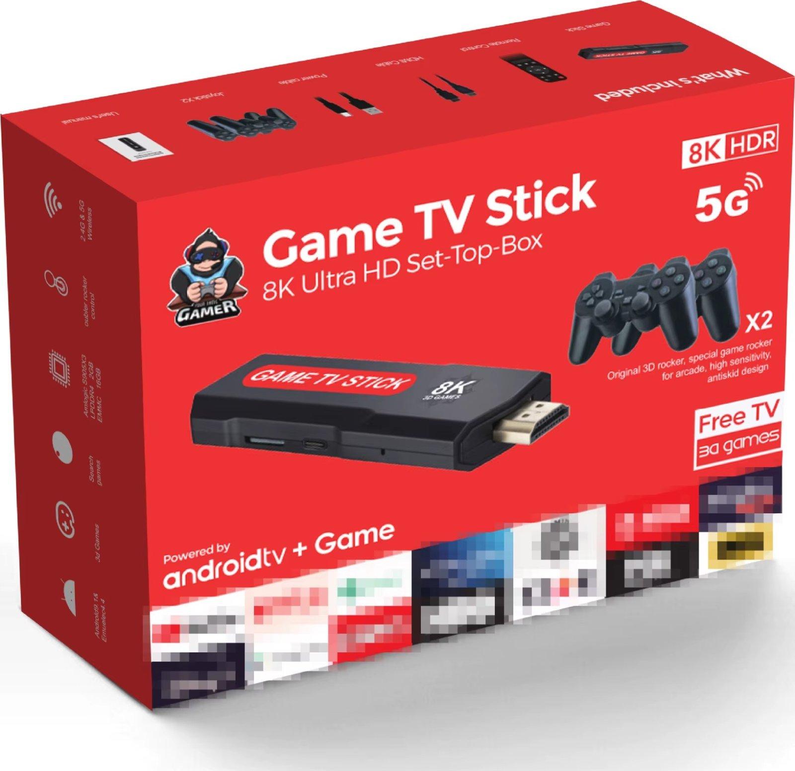 Disco TV Game USB 8K para consolas clásicas
