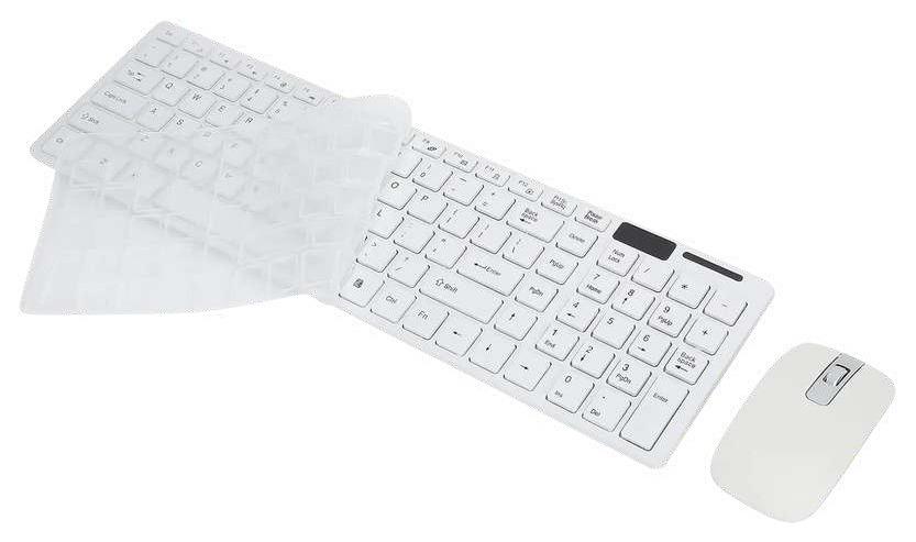 Combo Teclado y Mouse Inalámbrico Jedel K06 2.4GHz Blanco — foto 1 de 3