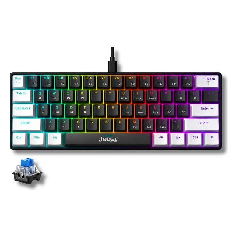 Teclado Mecánico Gamer Jedel KL69 61 Teclas RGB — foto 1 de 4