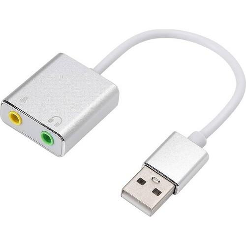 Tarjeta de sonido 7.1 con cable