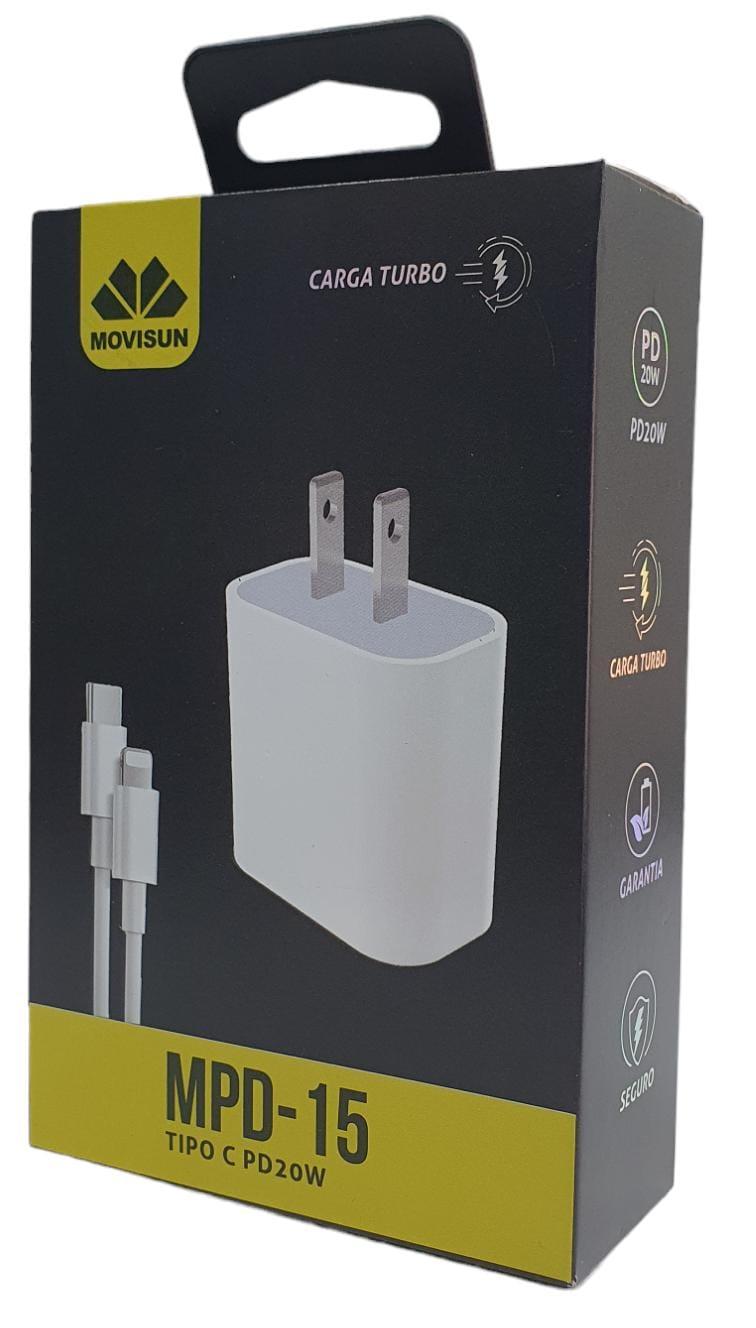 Cargador para Iphone Movisun MPD-15 20W
