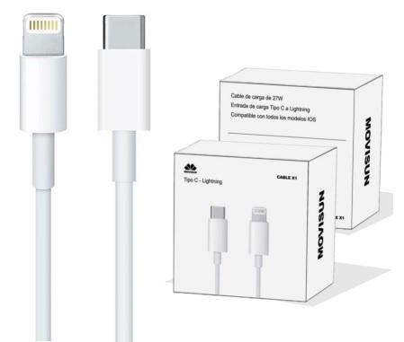 Cable Usb C a Lightning Movisun IC10