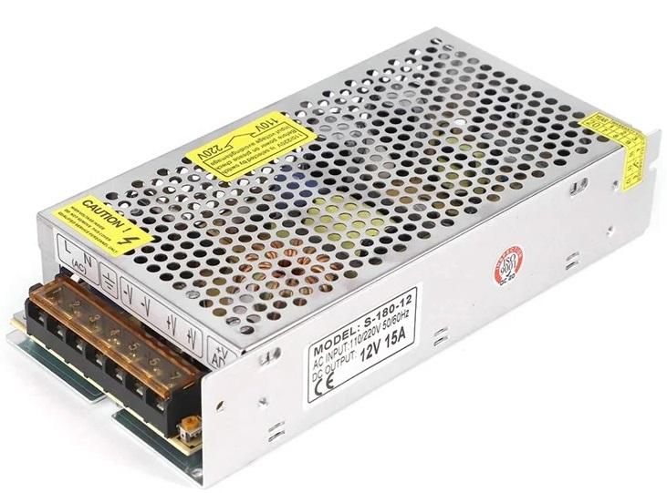 Fuente De Alimentación De Tiras LED S-180-12