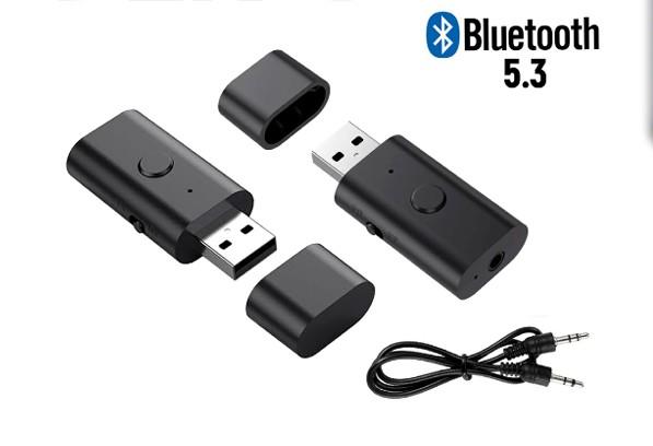 Transmisor y Receptor Bluetooth 5.3 B53 4 en 1